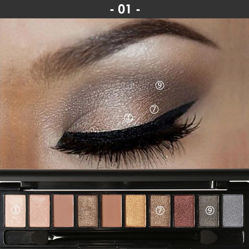 FOCALLURE 10 Colors Matte Eyeshadow Makeup Palette